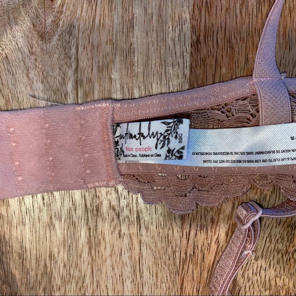 Free People Lace Plunge Underwire Bra - Picture 5 of 8